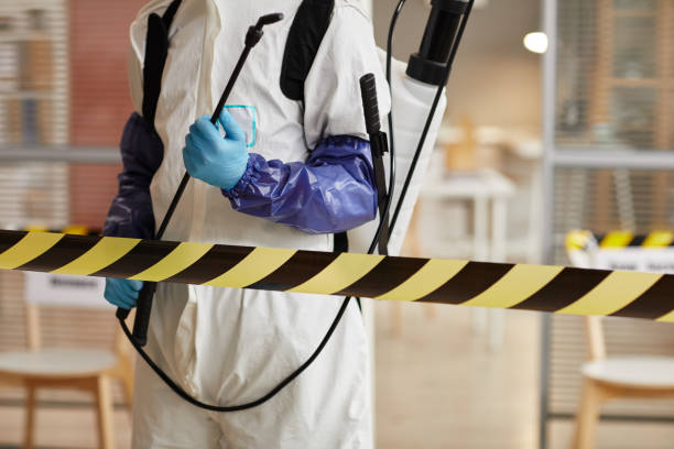Professional Blood Cleanup technician working in Nova, OH